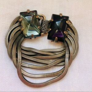 Dominique Aurientis gunmetal bracelet